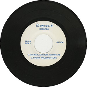 The Who - Anyway, Anyhow, Anywhere / Daddy Rolling Stone / The Last Time / Under My Thumb - 45 (Pirate)