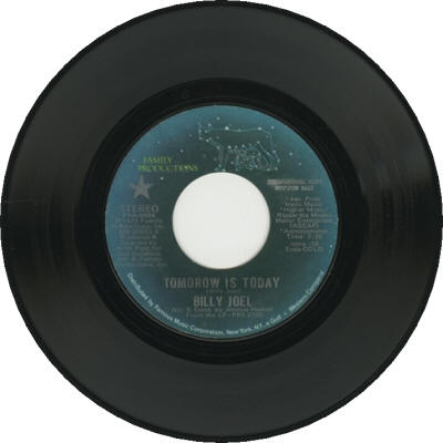 Tomorrow Is Today / Everybody Love's You Now - 1972 USA 45 (Promo) 