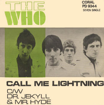 The Who - Call Me Lightning/Dr. Jekyll & Mr. Hyde - 1968 South Africa 45
