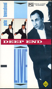 Pete Townshend's Deep End Live - 1986 Australia VHS Tape