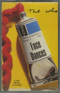 The Who - Face Dances - Canada Cassette
