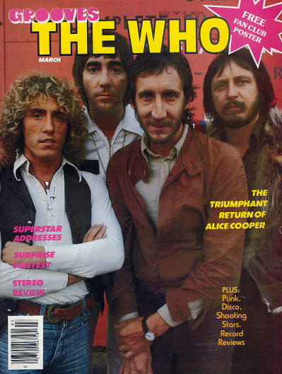 The Who - USA - Grooves - March, 1998