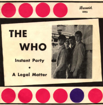 The Who - Instant Party/A Legal Matter - 1966 Sweden 45