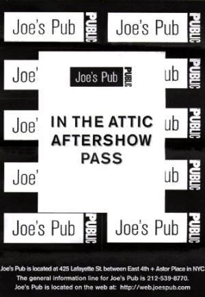 In The Attic - After Show Pass - 09/14/06