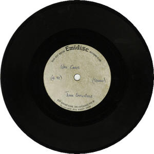 John Entwistle - I Wonder / Who Cares? - 1972 UK 45 (Acetate)
