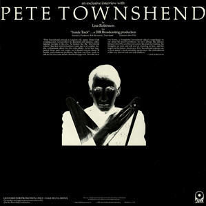 Pete Townshend - Inside Track - 1982 USA LP (Promo)