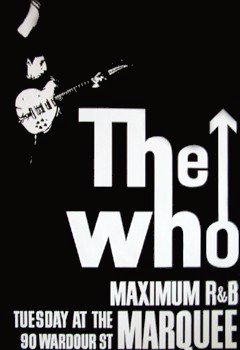 Full-Sized Poster of The Who at the Marquee Club