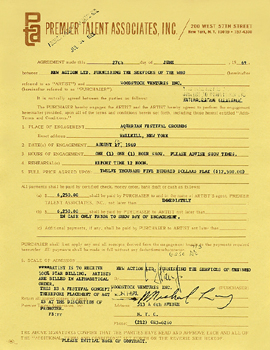 Contract for Woodstock (1969)