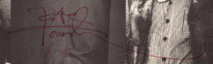 Pete Townshend Listening Time Autograph Closeup