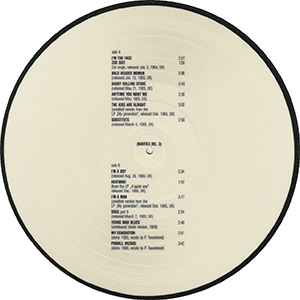 Lost Who Trax (Rarities Vol. 3) LP (Picture Disc) (Back)