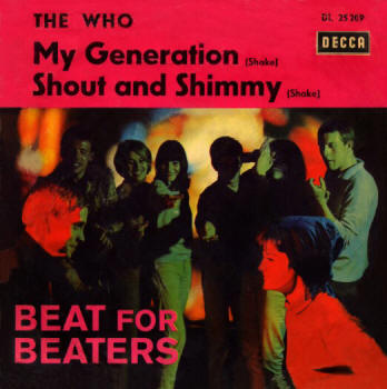 The Who - My Generation/Shout & Shimmy - 1965 Germany 45 (Pink Banner Version)