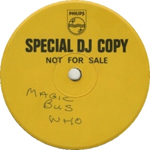 The Who - Magic Bus - 1968 New Zealand 45 (Acetate)