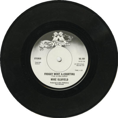 Mike Oldfield - Mike Oldfield's Single / Froggy Went A-Courting - 1974 Sweden 45
