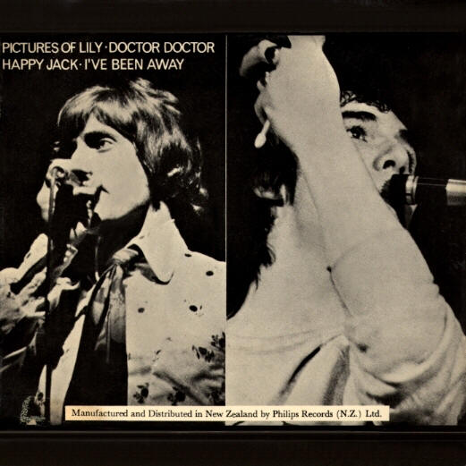 The Who - Pictures Of Lily - 1967 New Zealand 45 (EP) [Back Cover]