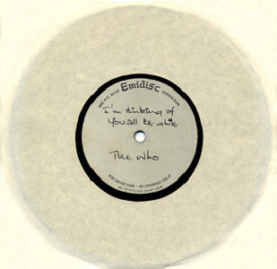 Pete Townshend - I'm Thinking Of You All The While - 45 Acetate