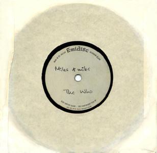 Pete Townshend - I Can See For Miles - 45 Acetate