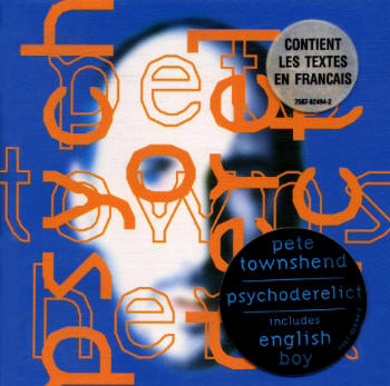 Pete Townshend - Psychoderelict - 1993 France CD
