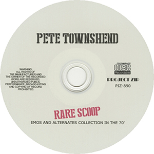 Pete Townshend - Rare Scoope - CD - Disc