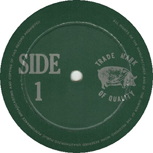 The Who - Radio London LP - Blue Vinyl Version - Label