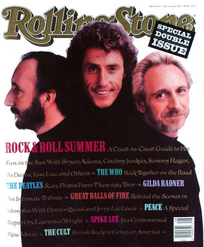 The Who - USA - Rolling Stone - July 11, 1989