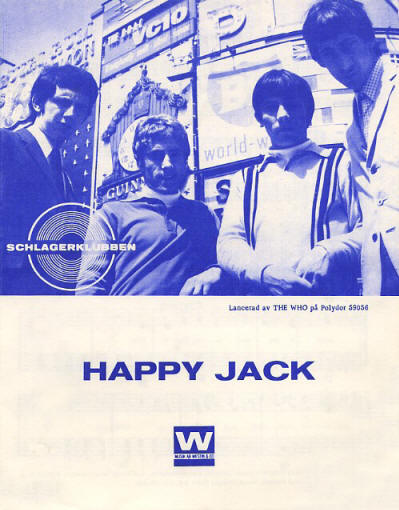 The Who - Sweden - Happy Jack - 1966