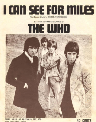The Who - Australia - I Can See For Miles - 1967