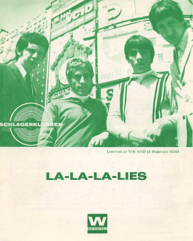 The Who - Sweden - La La La Lies - 1966