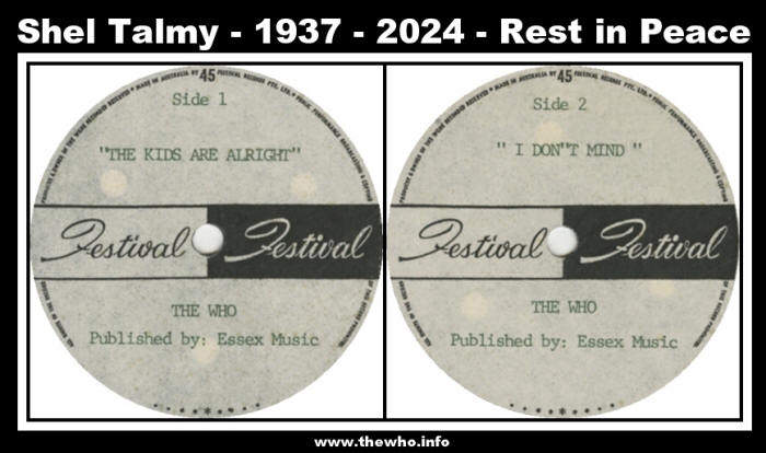 Shel Talmy - 1937 - 2024 - Rest In Peace