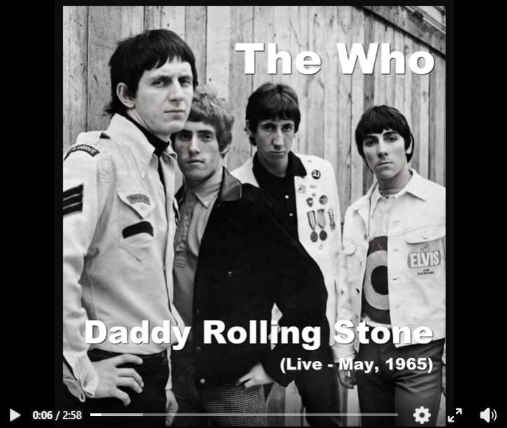 The Who - Daddy Rolling Stone - Live - May, 1965