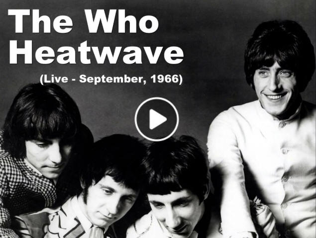 The Who - Heatwave - Live - September 1966