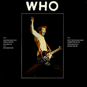 The Who - Who Vol. 2 -  LP (Back Cover)