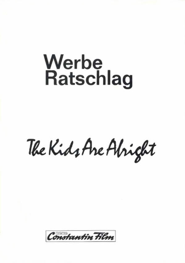 The Who - 1979 Germany - The Kids Are Alright - Press Kit