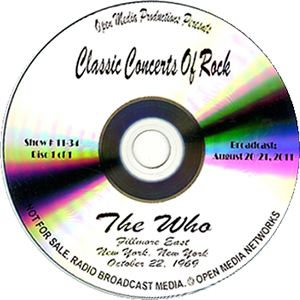 The Who - Classic Concerts Of Rock - 2011 CD