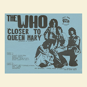 The Who - Closer To Queen Mary - LP (Blue Vinyl, Orange Label)