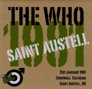 The Who - Cornwall Coliseum - Saint Austell, UK - 31st January 1981 - CD