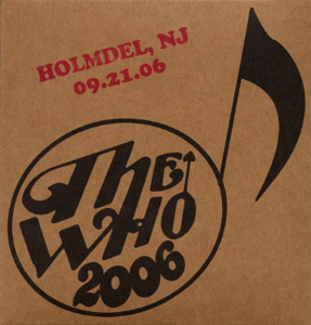 The Who - Holmdel, NJ - 09-21-06 CD