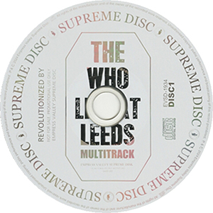 The Who - Live At Leeds Multitrack - 2024 Japan CD - 02-14-70 (Disc)