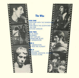 The Who - Live At LA Forum - LP - 11-22-73 (Back Cover)