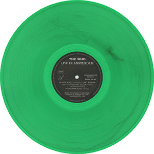 The Who - Live In Amsterdam - 09-29-69 - LP - Disc 2 Green Vinyl