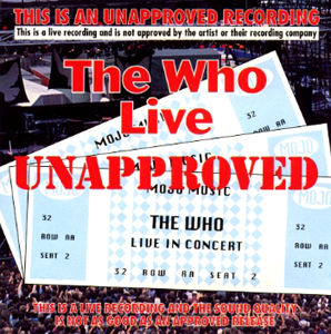 The Who - Live Unauthorized - CD