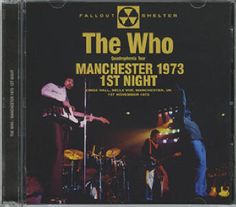 The Who - Manchester  1973 1st Night - Japan CD