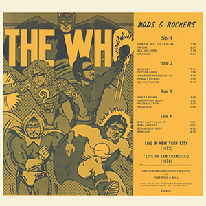 The Who - Mods & Rockers - LP 12-04-73 - (Slipped Disc Label)