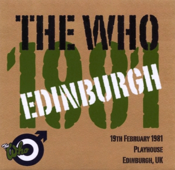 The Who - Playhouse - Edinburgh, UK - 19th February 1981 - CD