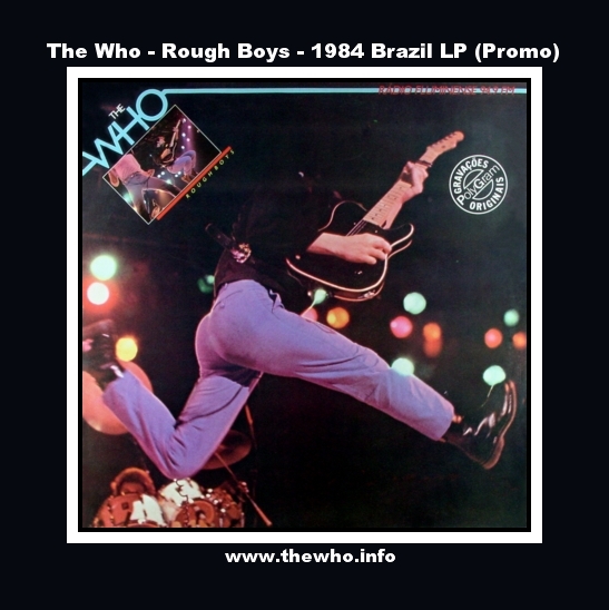 The Who - Rough Boys - 1984 Brazil LP (Promo)
