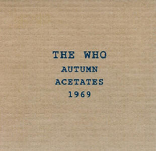 The Who - Autumn Acetates 1969 - CD