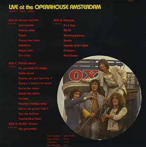 The Who - The First Complete Rock Opera - LP - 09-29-69 - (Back Cover)