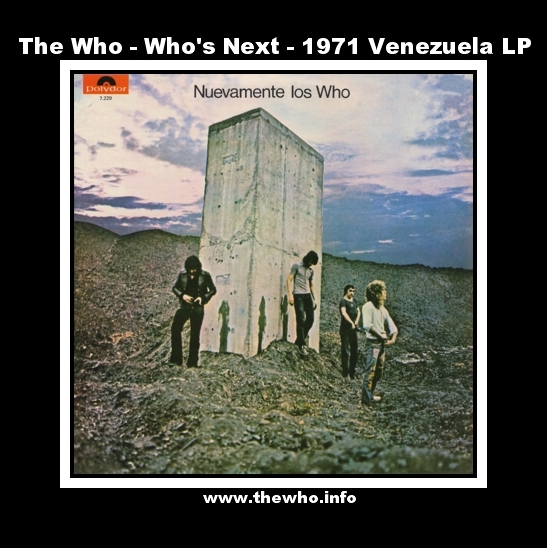 The Who - Who's Next - 1971 Venezuela LP