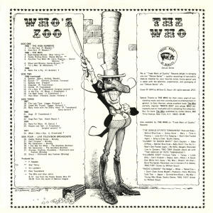 The Who - Who's Zoo LP (Blue Border) (Bback Cover)