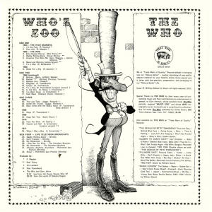 The Who - Who's Zoo - LP - Red Thin Border Version (Back Cover)