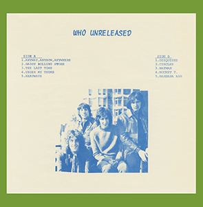 The Who - Who Unreleased - LP
